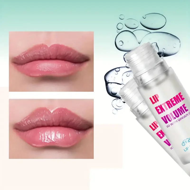 1/2Pcs Ginger And Mint Lip Plumper Oil Radiant,Plumping Lip Volumizing Serum for Smoother,Fuller Lips for Youthful and Sexy Look