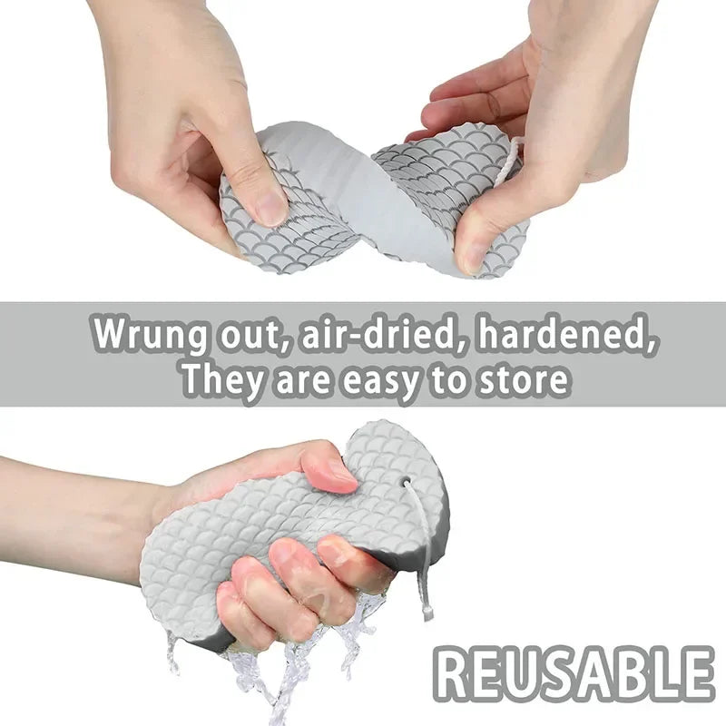 Wash The Foot Brush Body Cleanser Silicone Sponge Bath Massage Mat Shower Back Brush Wall Mounted Foot Wash Mat with Suction Cup