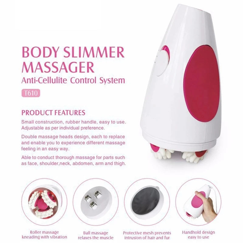 Anti-Cellulite Massager Infrared Electric Body Slimming&amp;Relaxing Muscle 3D Roller Device Weight Loss Fat Remove Roller Massager