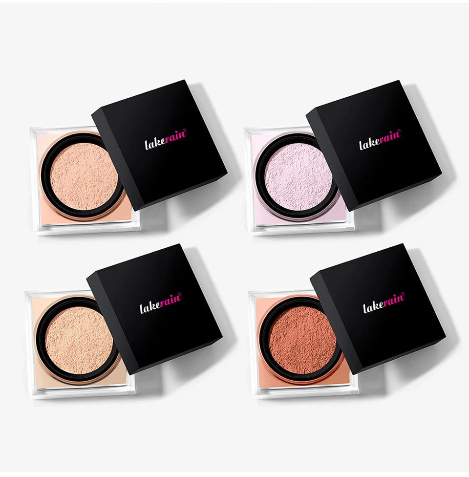 Loose Baking&amp;Setting Powder Long Lasting Oil Control Natural Face Matte Waterproof BrighTening Loose Powder Makeup Cosmetics